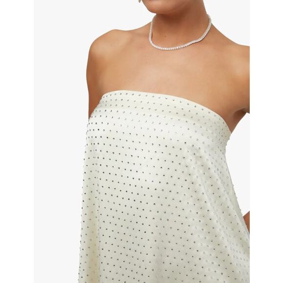 WeWoreWhat Strapless Mini Dress Covered in Crystals – NWT Size XS - Picture 6 of 10